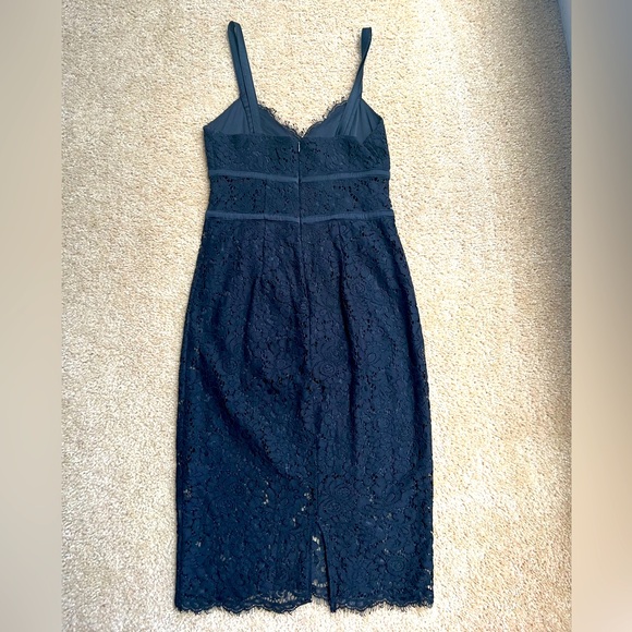 Express black fitted lace dress, size 0 - Picture 2 of 3